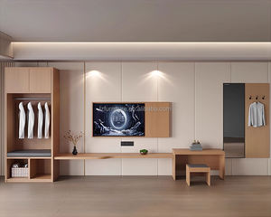 Ensembles de meubles de chambre d'hôtel de luxe modernes de qualité E1, fabricant de meubles pour chambres d'hôtes et projets d'appartements hôteliers - Product Image 6
