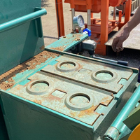 Presse hydraulique automatique pour la fabrication de blocs de pavés en argile, avec moteur diesel et moteur électrique, pour l'Afrique