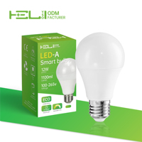 E27/B22 230V50Hz 4000K Blanco Neutral LED A60 12W 1600lm 3-Tono Memoria Automática | Iluminación Hogar & Oficina | HELI 27 Años
