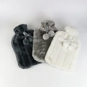 Customized Color Lovely Heavy Plush Rubber Hot Water Bag Cover