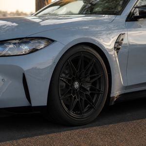 Jantes en alliage forgées satinées XINLAI de qualité supérieure, 19, 20, 21 pouces, 5x112, noires, multibranches, à déport profond, pour voitures Audi S4 Performance - Product Image 6