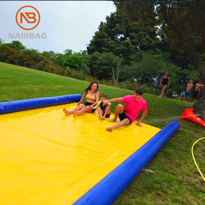 Lớn Trượt N Trượt <span class=keywords><strong>Inflatable</strong></span> Hai Làn Đường Trượt Các Thành Phố Ngoài Trời Trò Chơi Thể Thao Công Viên Nước Khổng Lồ Trượt Và Trượt Cho Trẻ Em - Product Image 3