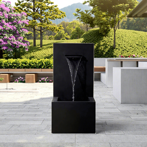 โต๊ะน้ำชุบกัลวาไนซ์เคลือบสีฝุ่นสำหรับตกแต่งสวน - Product Image 1