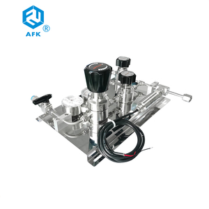 Interruptor de cambio Colector de gas Regulador de flujo de nitrógeno/hidrógeno/argón de alta presión SS316L Regulador de cilindro de gas Industrial - Product Image 4