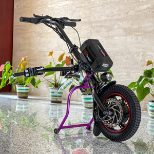 Offre Spéciale 12 ''36 V 350W fauteuil roulant manuel vélos à main électriques pour handicapés <span class=keywords><strong>prix</strong></span> d'usine fournitures de thérapie de réadaptation - Product Image 2
