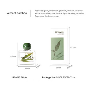 FLORE SCENCE elegante vidrio de 120ml para logotipo personalizado decoración del hogar para perfume o fragancia de aceite esencial - Product Image 6