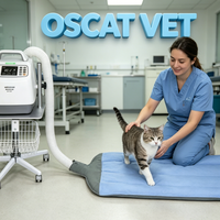 Système de chauffage par air forcé OSCAT pour animaux de compagnie, équipement médical vétérinaire pour la gestion de la température chirurgicale et les soins intensifs