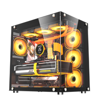 Lovingcool pabrik harga baru disesuaikan Logo grosir ATX kasus Spcc komputer game casing dan menara Esports Gamer Desktop keren