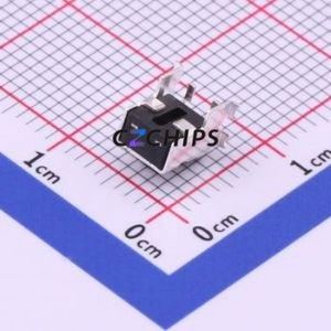 TS-1043-A1B3-D2 Tactile Switch SMD Switch Single Pole Single Throw Round Button 2.5N Horizontal Mount - Product Image 2