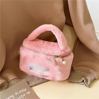 Sac à maquillage en peluche en forme de chiot de 8 pouces, sac à main, sac à poupée en peluche sur le thème des bonbons japonais pour machine à griffes
