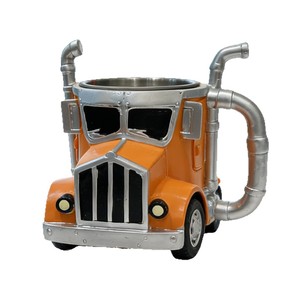 Taza de Café para Camión con Remolque, de Acero Inoxidable, Gran Capacidad, Diseño de Dibujos Animados, para Oficina, Hogar, Regalo, Decoración - Product Image 5