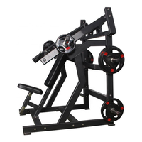 Dispositivo de entrenamiento muscular del pecho Máquina de prensa de pecho sentada Peso ajustable Empujador de pecho inclinado sentado para usos de entrenamiento múltiple