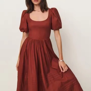 Vestidos de Verano de Algodón Sólido, Nueva Colección, Alta Calidad, Elegantes y Modestos, Vestido de Playa - Product Image 4