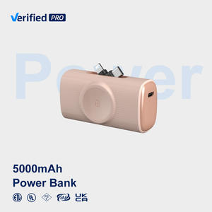 TKT 180 degrés prise rotative 20W charge rapide chargeur sans fil Portable 5000mAh banque mobile magnétique pour <span class=keywords><strong>iPhone</strong></span> - Product Image 1