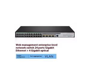 Thương hiệu mới ban đầu <span class=keywords><strong>web</strong></span> quản lý 24-Port Gigabit ethernet PoE SNMP QoS truy cập chuyển đổi S5024PV5-EI - Product Image 4