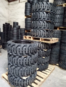 10 16.5 Solid Rubber Tires for <b>Trailers</b> Solid Skid Steer Tyre 10x16.5 - Product Image 4