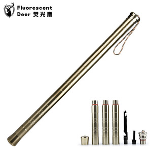 Bâton de défense en métal fluorescent pour la chasse, 24 pouces, avec verrouillage par torsion, pour le camping en plein air - Product Image 3