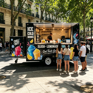 Nuevo Carrito de Hot Dogs, <span class=keywords><strong>Remolque</strong></span> de Comida Móvil para BBQ y Pizza con Cocina Completa, Carritos de Venta de Helados Resistentes Usados en Venta - Product Image 4