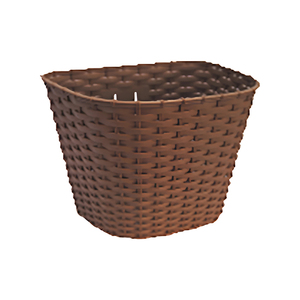 Panier de vélo avant haute capacité SUNNYWHEEL KA-117 389x297x260mm, design tressé durable, autocollants réfléchissants pour accessoires de vélo - Product Image 3