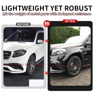 ชุดแต่งบังโคลนคาร์บอนไฟเบอร์แบบแห้ง BB Style สำหรับ Mercedes GLS X166 บังโคลนแบบ Pre-Preg แท้ บังโคลนกว้าง ขายส่ง - Product Image 3