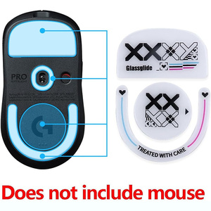 แผ่นรองเมาส์กระจกนิรภัยแบบโค้ง สำหรับเปลี่ยน ใช้ได้กับเมาส์ไร้สาย Logitech G Pro X Superlight - Product Image 2