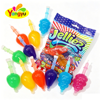 Bonbons liquides en forme de fruits à presser de qualité supérieure, méga mélange de saveurs assorties, sachet, cadeau pour enfants