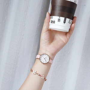 Custom Print Arabic Numbers and logo Small MOQ OEM Women <strong>Watch</strong> Valentine's Day <strong>Gift</strong> <strong>Set</strong> <strong>Ladies</strong> <strong>Watches</strong> with Bracelets - Product Image 3