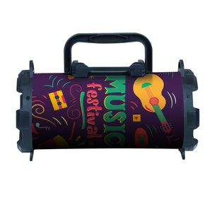 HF19 <strong>Mini</strong> <strong>Dj</strong> Sound Wooden <strong>Speaker</strong> Portable Outdoor Wireless Sound Box With Led Light Barrel Bluetooh <strong>Speaker</strong> 4 Inch Subwoofer - Product Image 5