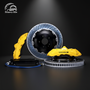 Kit d'étriers de frein à <span class=keywords><strong>4</strong></span>/6 pistons, rotor 2 pièces pour <span class=keywords><strong>Golf</strong></span> <span class=keywords><strong>4</strong></span> <span class=keywords><strong>R32</strong></span>, Toyota Supra Mk4 <span class=keywords><strong>R32</strong></span> Gtr, Mitsubishi Evo 7 8 9, ensemble d'étriers de frein - Product Image 1