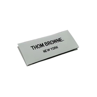 Étiquettes et patchs personnalisés de luxe en satin tissé, technique Jacquard, écologiques, pour logo de marque privée, pour textiles, tissus, vêtements et sacs