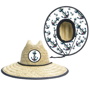 JAKIJAYI Mũ Bảo Hộ Lao Động Mũ Rơm Đi Biển Mũ Fedora Mũ Rơm Nam Mũ Rộng Vành Tự Nhiên Lướt Sóng Mùa Hè Logo Lớn Bán Sỉ <span class=keywords><strong>100</strong></span> Chiếc - Product Image 1