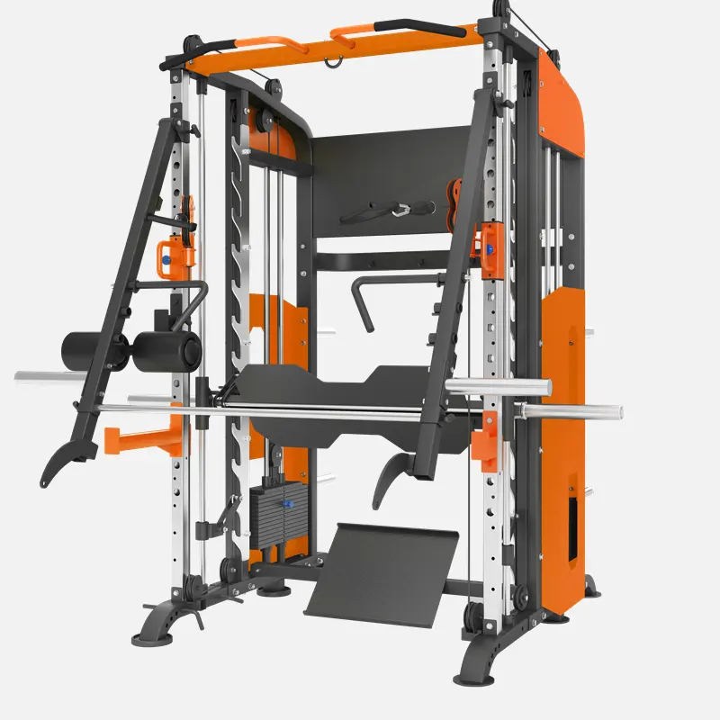 Commercial Fitness Equipment Multi-Functional Smith Machine MND-C90 for Gym Muscle Training