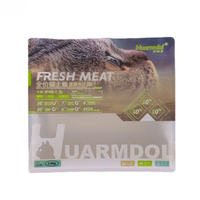 Sachets personnalisés à fond plat en aluminium laminé à huit soudures latérales pour aliments pour animaux de compagnie