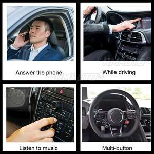 <b>Wireless</b> 8 Keys Car Steering Wheel Control Knob Button Smart <b>Switch</b> With LED <b>Light</b> Radio Car Android Navigation Player Cup Shape - Product Image 5