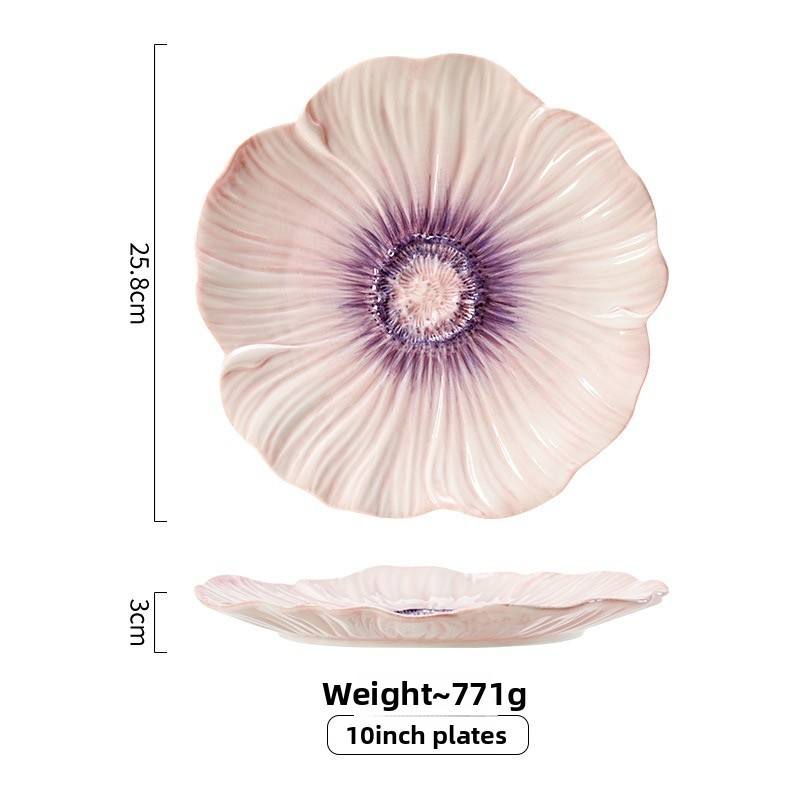 plato plano de 10 pulgadas