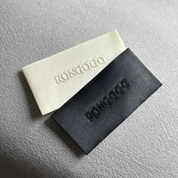Étiquettes de soin pour vêtements personnalisées à prix d'usine, tissées et imprimées en rouleau, écologiques, avec logo personnalisé