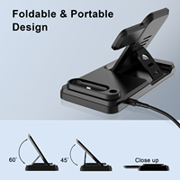 Schitec vente en gros chargeurs multifonctions 4 en 1 15W support de chargeur sans fil chargeur de téléphone magnétique pour appareil de téléphone série i