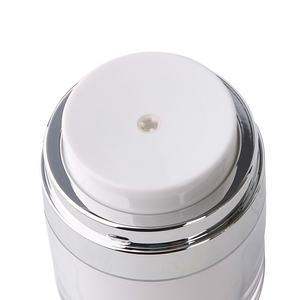 Pot cosmétique de luxe sans air pour émulsion 30ml 50ml, pot de crème faciale en acrylique de luxe avec pompe à vide et insert remplaçable - Product Image 2