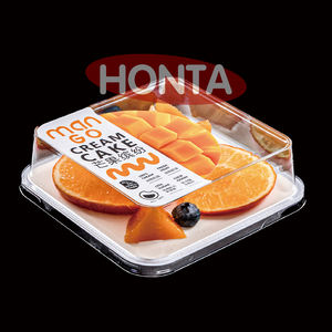 Gıda sınıfı kutusu gıda ambalajı için tatlı çikolata tabağı tatlı ambalaj tatlı plastik şeffaf kutu - Product Image 2