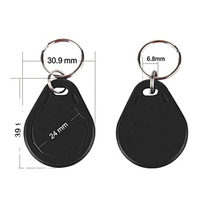 GETSMART - Llavero con Etiqueta RFID de Material ABS Resistente al Agua, 13.56MHz ISO14443, Token de Identificación NFC - Product Image 2