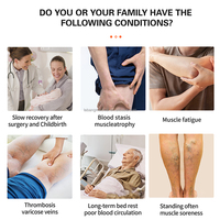 Appareil de pressothérapie par pression d'air Drainage lymphatique Thérapie sous vide Muscles Relax Jambe Bras Massage du corps