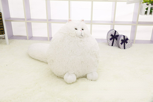 ของเล่นตุ๊กตาแมว<span class=keywords><strong>เปอร์เซีย</strong></span>ทรงกลมนุ่มนิ่มน่ารักมีหางยาว - Product Image 2