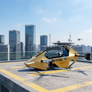 เครื่องบินขึ้นลงแนวดิ่ง ปี 2026 EVTOL ขนาดเล็ก ใช้งานง่าย 1 ที่นั่ง ประสิทธิภาพการบินมั่นคง เครื่องบินมีคนขับ รุ่นต้นกำเนิดจากสหรัฐอเมริกา - Product Image 2