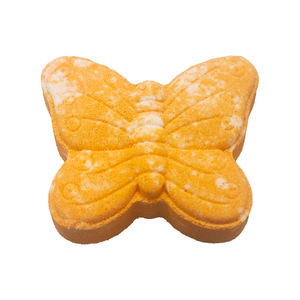 Bombas de Baño Orgánicas Coloridas con Forma de Mariposa, Espuma de Baño Vegana para Niños - Product Image 3
