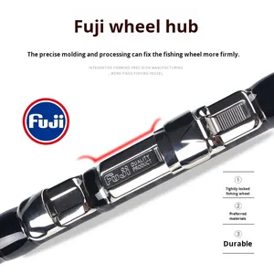 Canne à pêche en fibre de carbone pour la pêche en surf et en roche, action rigide, eau salée, lancer sur la plage, traîne, OEM, vente en gros - Product Image 3