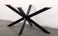 Patas de Mesa de Comedor Desmontables de Acero Resistente, Diseño Industrial Moderno Personalizado de Fábrica, para Cocina y Sala de Estar