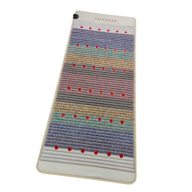 7 Chakra Light Therapy Infrared Physiotherapy Crystal Mat Negative Ions Amethyst Tourmaline Electric Thermal Ion Healing Body