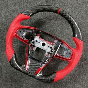 Volante Deportivo de Fibra de Carbono Perforada para <span class=keywords><strong>Honda</strong></span> <span class=keywords><strong>Civic</strong></span> 11ª Generación, Venta Caliente de Fábrica - Product Image 4