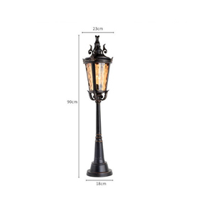 Projecteur en alliage d'aluminium personnalisé, éclairage d'extérieur traditionnel de Casa <span class=keywords><strong>Marseille</strong></span>, avec pôle, noir ou marron, pièces - Product Image 4