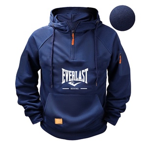 Pullover Casual da esterno con <span class=keywords><strong>cerniera</strong></span> Multi-tasca di alta qualità all'ingrosso, felpe con cappuccio e felpe da <span class=keywords><strong>uomo</strong></span> per l'autunno e l'inverno - Product Image 2